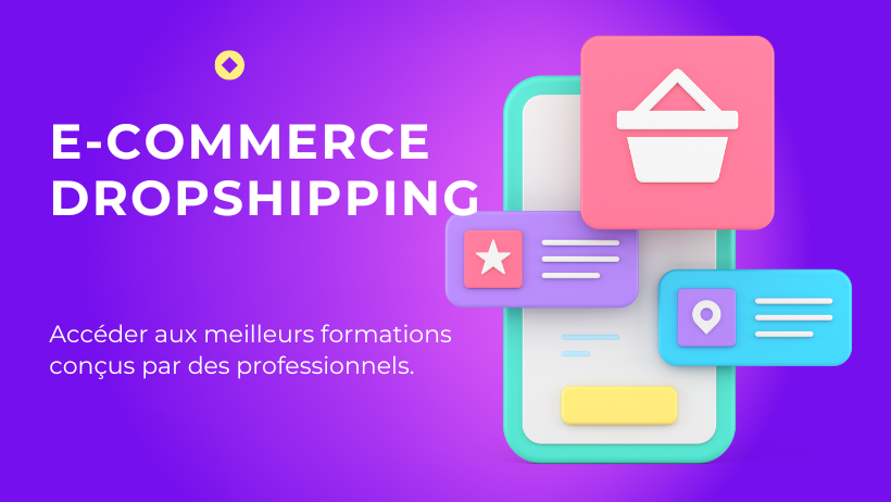 Accueil 10 Purple and Yellow E commerce Success Modern Facebook Cover 2