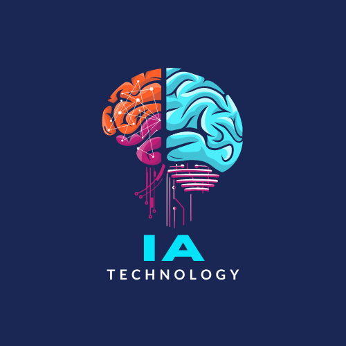 Colorful Abstract Brain Illustrative Technology Ai Logo