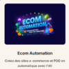 FORMATION - Ecom Automation d'Affiseo - Meilleur prix